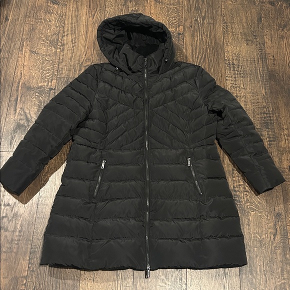 Kenneth Cole Reaction Plush Collar 50/50 Down Quilted Plus Size Jacket - Picture 1 of 7